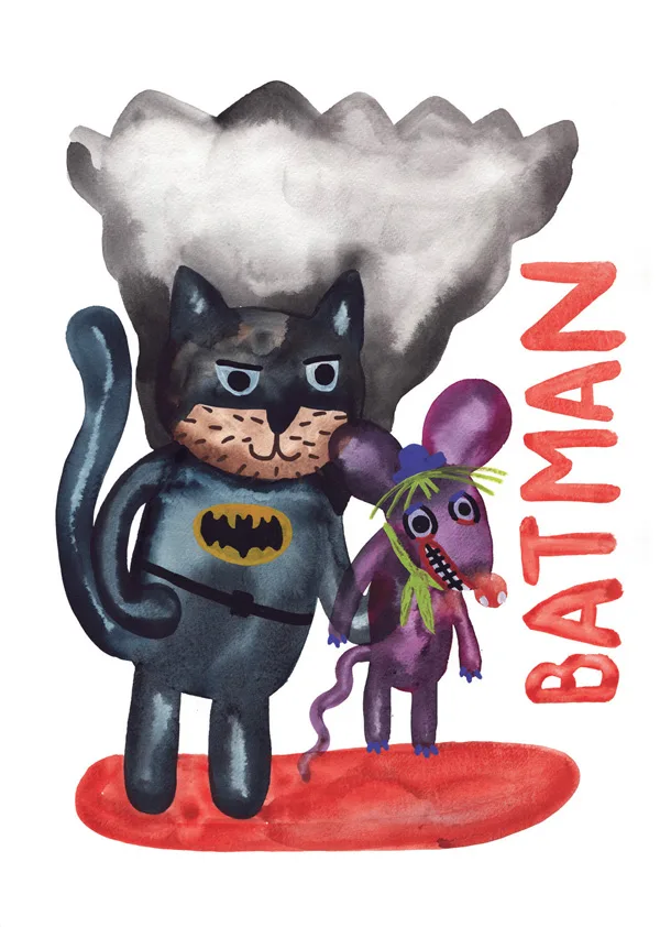 Pohled - Batman - Rudolf Brančovský
