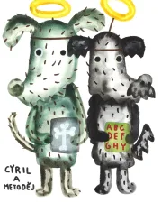 Kalendář 2027 Slavné páry – Cyril a Metoděj (ilustrace Rudolf Brančovský)